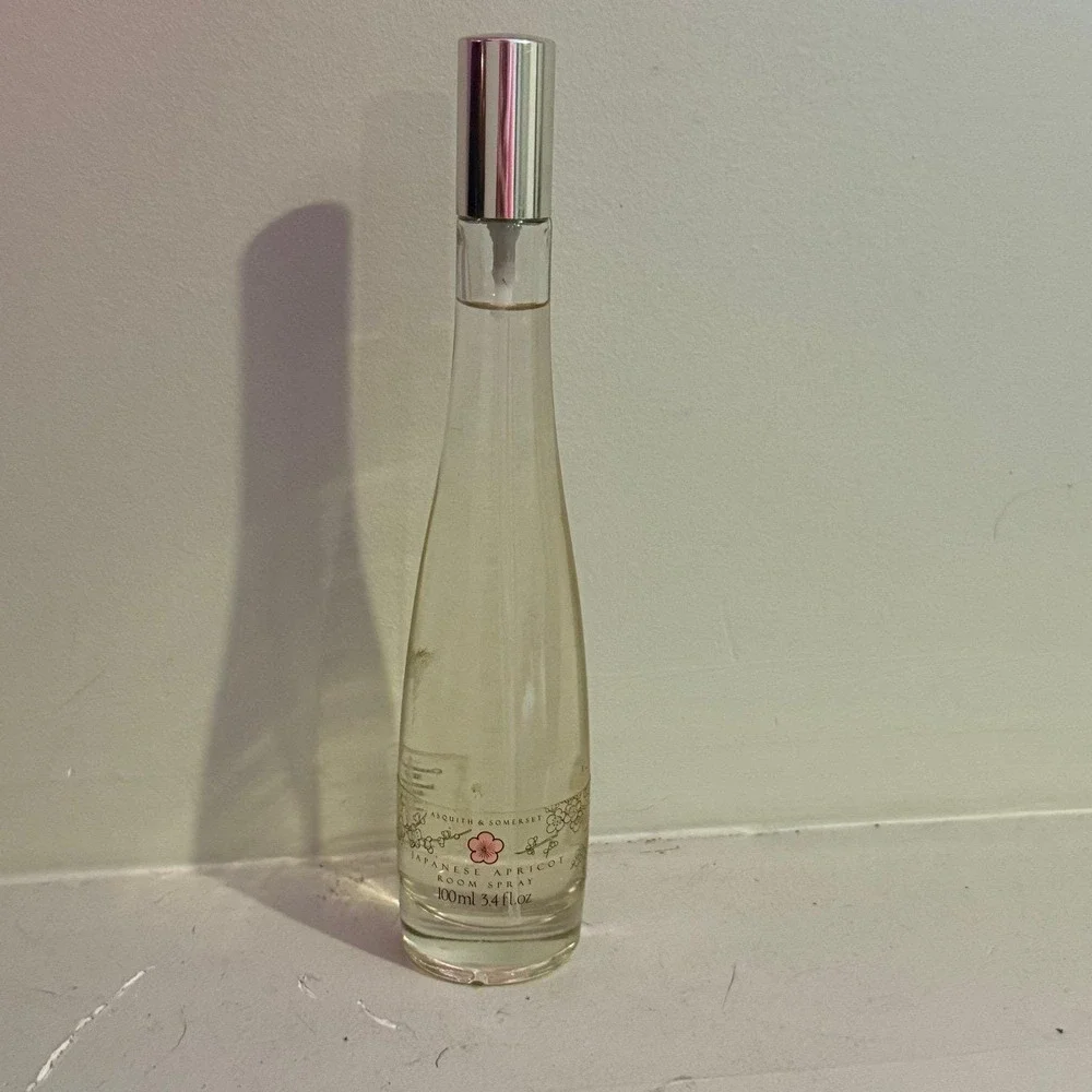Asquith & Somerset Japanese apricot room spray 3.4 oz 90%full
